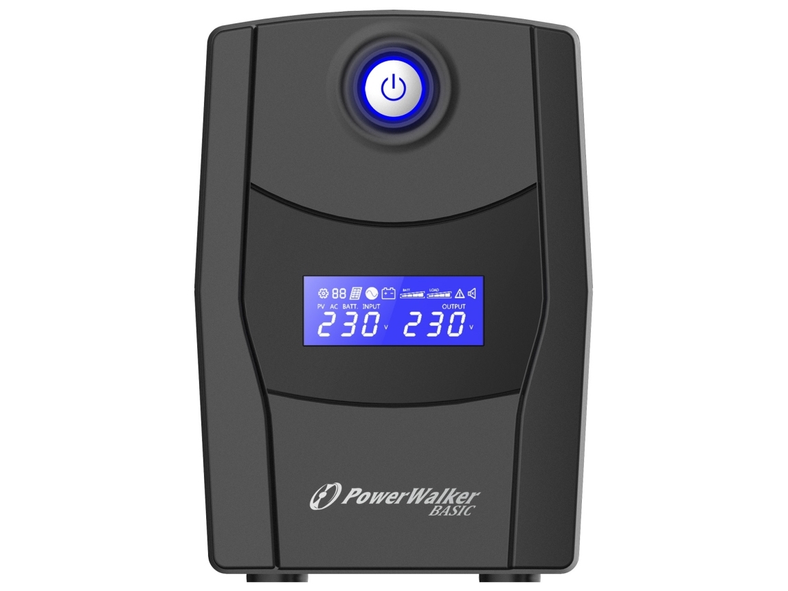 Powerwalker Vi 600 Stl, Interaktivt Indgangsstik, 0,6 Kva, 360 W, Sinus, 162 V, 290 V