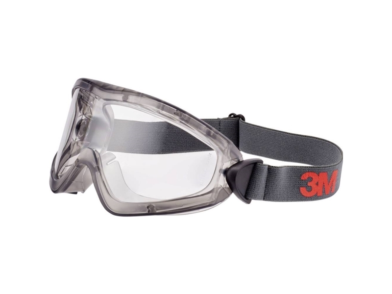 3M Vollsichtbrille Inkl. Antibeschlag-Schutz 2891-Sg Grau (2891-Sg)