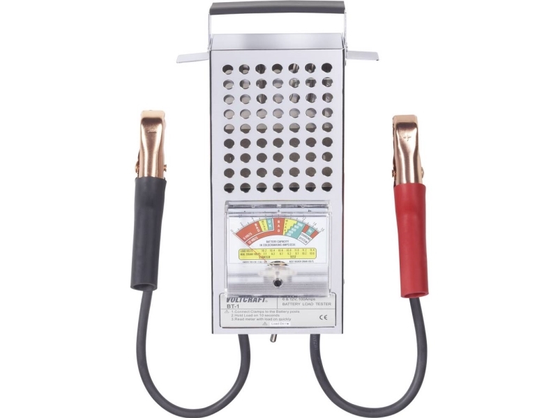 VOLTCRAFT BT-1 Bil-batteritester 6 V, 12 V 295 mm x 180 mm x 60 mm | Bilvård & Biltillbehör - Säkerhetsutrustning för Bilen - Batteri underhåll | GameStuff