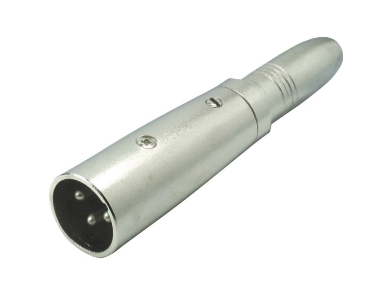 Kash Xlr-Adapter Xlr-Stik - Jacktilslutning 6,3 Mm Stereo Poltal:3 1 Stk