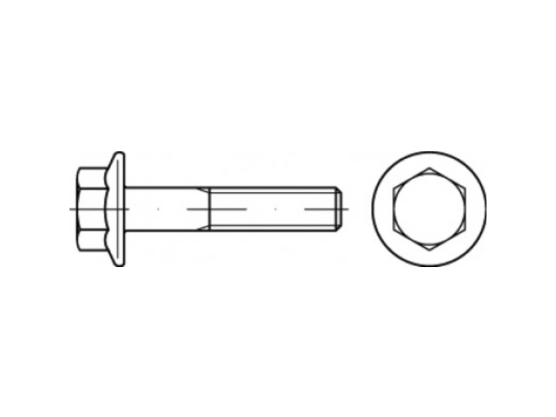 TOOLCRAFT TO-5391588 Sekskantsskrue M10 35 mm Udvendig sekskant 100 stk