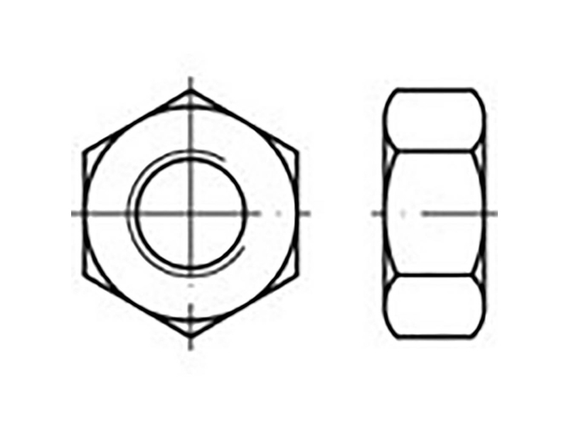 TOOLCRAFT TO-6861006 Sekskantmøtrikker M2.5 DIN 934 Stål verzinkt 1000 stk | Verktyg & Verkstad - Skruvar & Muttrar - Mutter | GameStuff