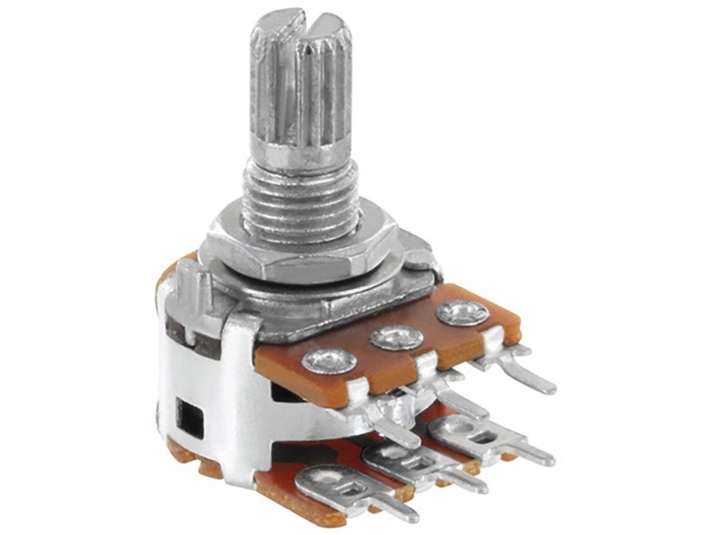 Alpha Rv16a01f20ka5km Rv16a01f20ka5km Drejepotentiometer Stereo 0.05 W 5 Kω 1 Stk