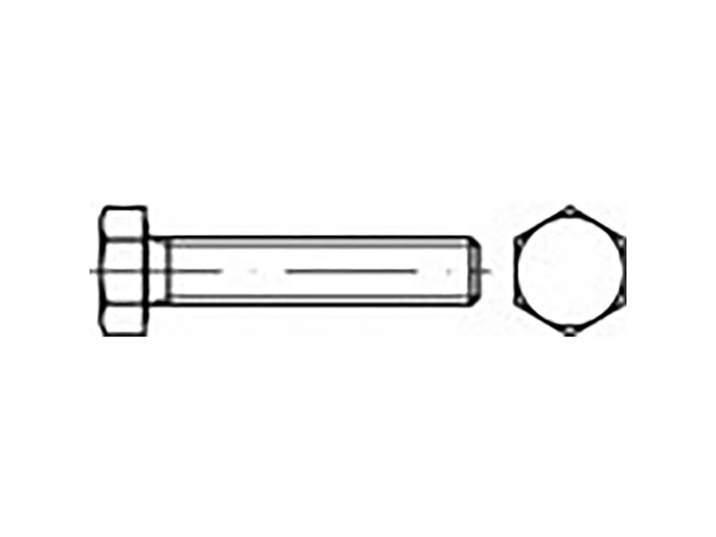 TOOLCRAFT TO-6860268 Sekskantsskruer M5 16 mm Udvendig sekskant DIN 933 Rustfrit stål V2A A2 100 stk