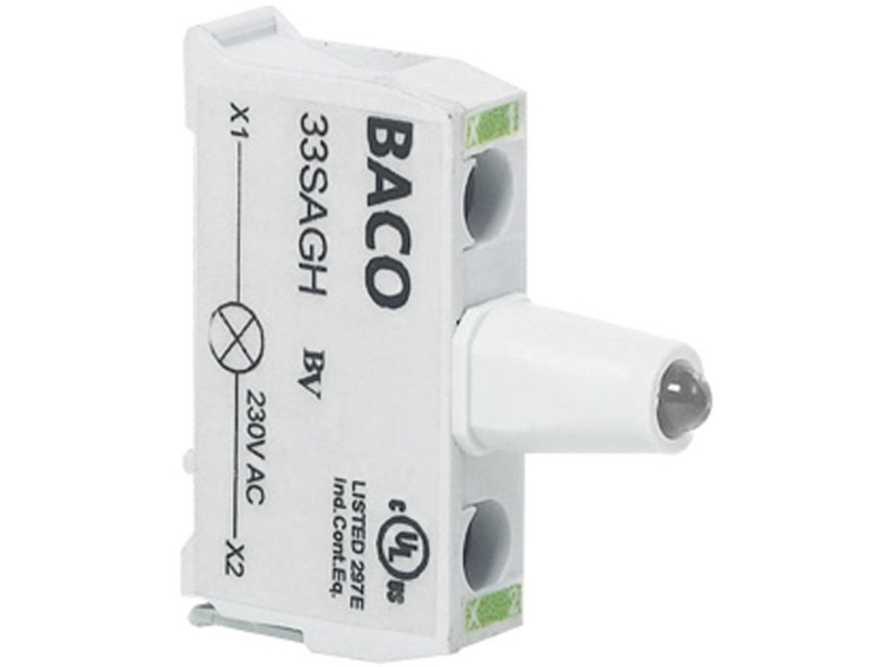 Baco Ba33sawl Led-Element Hvid 12 V/Dc, 24 V/Dc 1 Stk