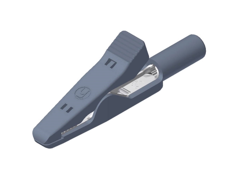 SKS Hirschmann MA 1 S Krokodilleklemme Stikforbindelse 2 mm CAT I Grå | EL Artiklar - Andra EL - krokodilnäbb | GameStuff