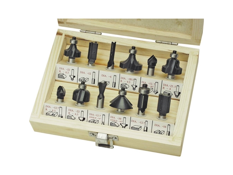 Brüder Mannesmann M 545-012 Fræsesæt Hårdt metal Skaftdiameter 8 mm