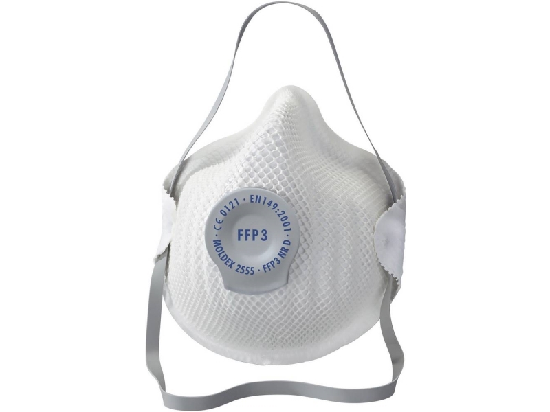 Moldex Classic 255555 Feinstaubmaske Mit Ventil Ffp3 D 5 Stück En 149:2001, En 149:2009 Din 149:2001, Din 149:2009