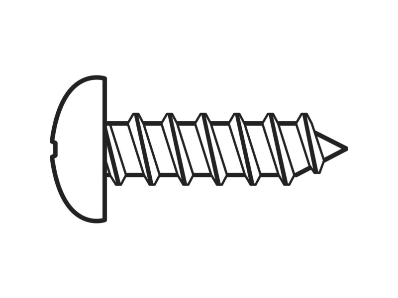 Toolcraft 827358 Lenticular Slitsade Skruvar 2 2 Mm 9 5 Mm Philips Korsskarning Din 7981 C Stål Förzinkat 100 St