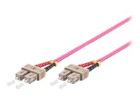 Microconnect - Netzwerkkabel - Sc/Upc Multimode (Stecker) Auf Sc/Upc Multimode (Stecker) - 1 M - 1 M. - Glasfaser - 50 / 125 My - Om4 - Halogenfrei -