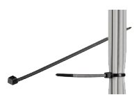 MicroConnect - Kabelsamlare - svart - 20.3 cm (paket om 100) | EL Artiklar - Vägar & tillägg - Buntband | GameStuff