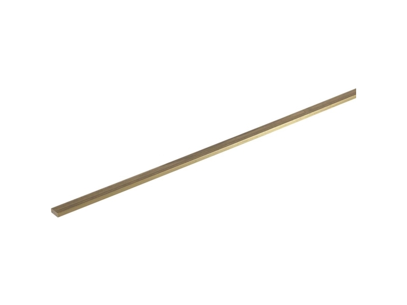 Messing Flad Profil (L x B x H) 500 x 4 x 1.5 mm 1 stk