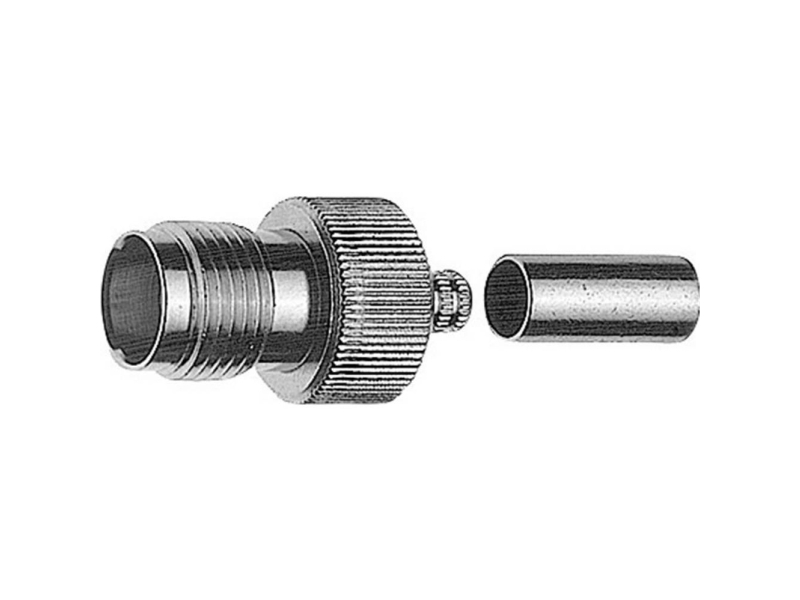 Telegärtner Tnc-Kabelbuchse Crimp G30 50 Ohm, Crimp/Crimp, A0806, G30 (1.5/3.8) - 5 Stück (J01011a0044)