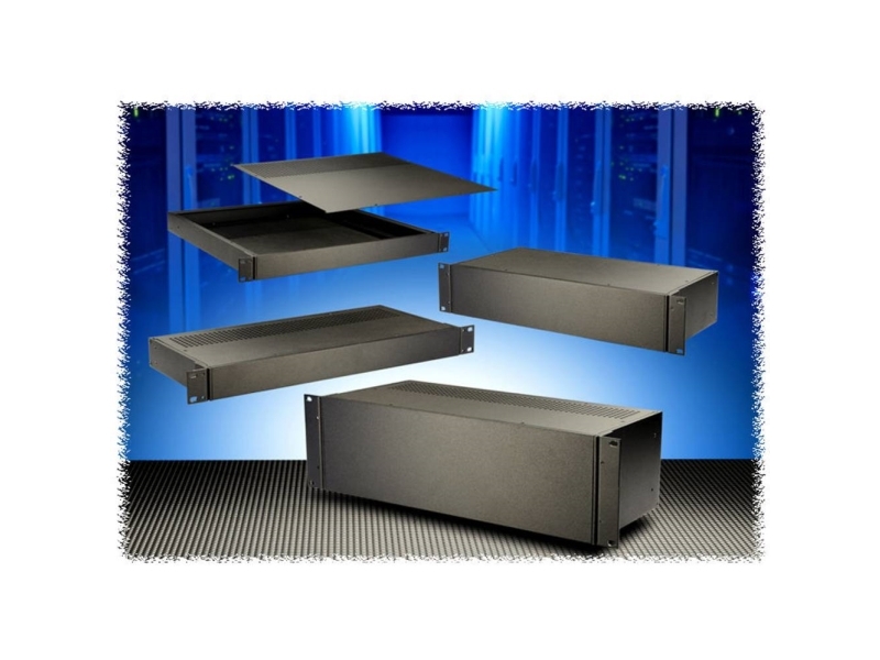 Hammond Electronics Rm3u18brkt Universalkabinet 508 X 8 X 50 Stål Sort 1 Stk