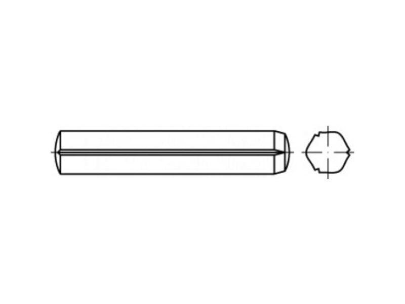TOOLCRAFT TO-5437569 Zylindersøm 6 mm Stål 100 stk
