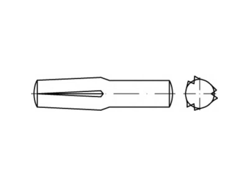 TOOLCRAFT TO-5437953 Stiksavssøm 10 mm stål 25 stk