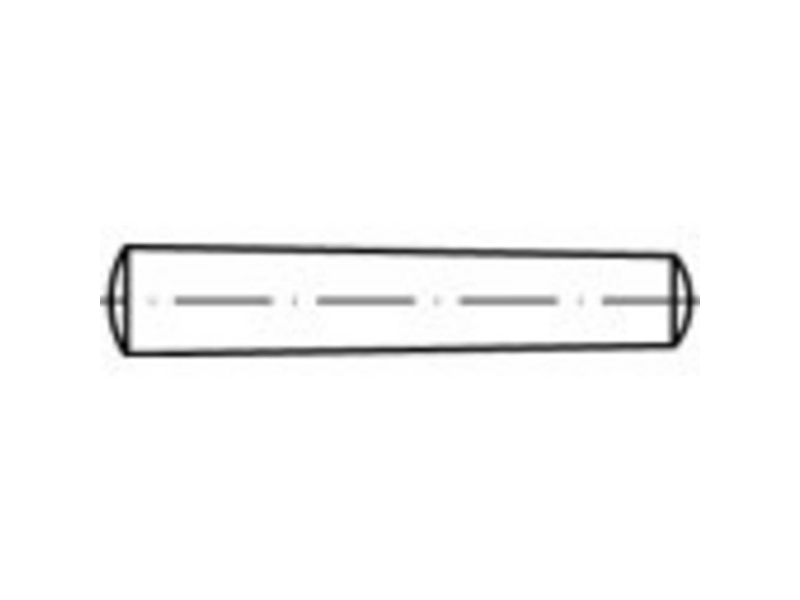 TOOLCRAFT kantskruv/tappspik 6 mm rostfritt stål A1 10 st | Verktyg & Verkstad - Spik & stift - Cylindriska stift | GameStuff