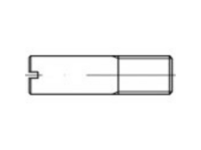 TOOLCRAFT TO-5363289 styrskruvar M8 rostfritt stål A1 100 st | Verktyg & Verkstad - Spik & stift - Cylindriska stift | GameStuff