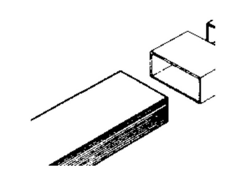 Wallair 20200110 Fladkanals-ventilationssystem 100 Firkantrør