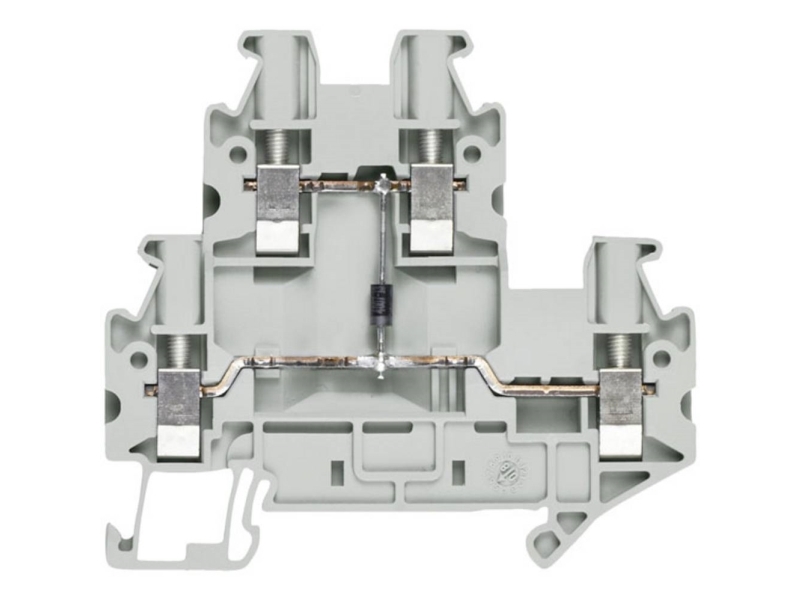 Siemens 8Wh10205af00 Dobbeltlags Diodeklemme Skruer Beige 50 Stk