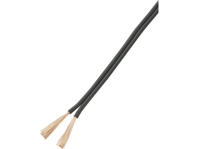 Tru Components 93030c535 Tråd 2 X 1 Mm² Sort 50 M