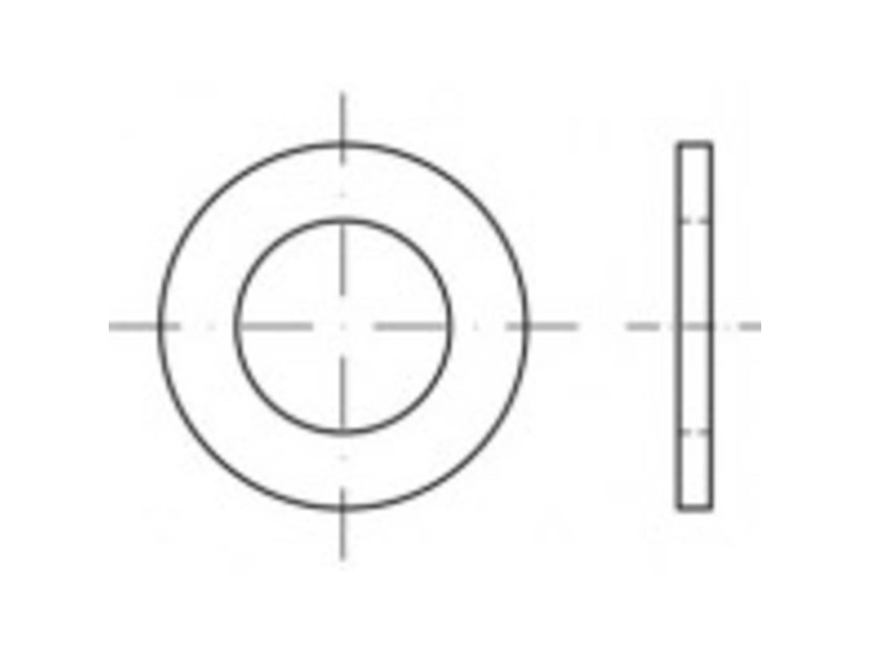Mellemlægsskive Stål 500 stk TOOLCRAFT TO-5433816 | Verktyg & Verkstad - Brickor & Ringar - Brickor | GameStuff