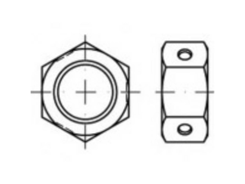 TOOLCRAFT TO-5444046 Sekskantmøtrikker M10 84032 Stål Galvaniseret 500 stk | Verktyg & Verkstad - Skruvar & Muttrar - Mutter | GameStuff