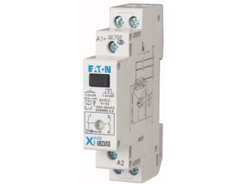 Eaton impulsmeldingsrelæ 16A 24V DC 2Z Z-SB23/SS (265303)