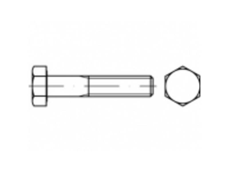 TOOLCRAFT TO-5364297 Sekskantsskrue M10 90 mm Udvendig sekskant Rustfrit stål A2 50 stk