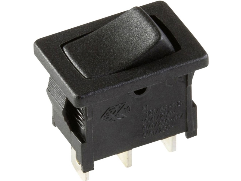 Interbär 3631-100.22 Vippekontakt 3631-100.22 250 V/Ac 10 A 1 X Off/On Klikkende 1 Stk