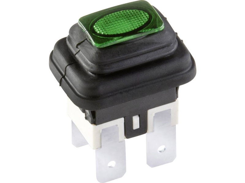 Interbär 3658-250.22 3658-250.22 Pressostat 250 V 16 A 1 X Off/On Klikkende Grøn Ip65 1 Stk
