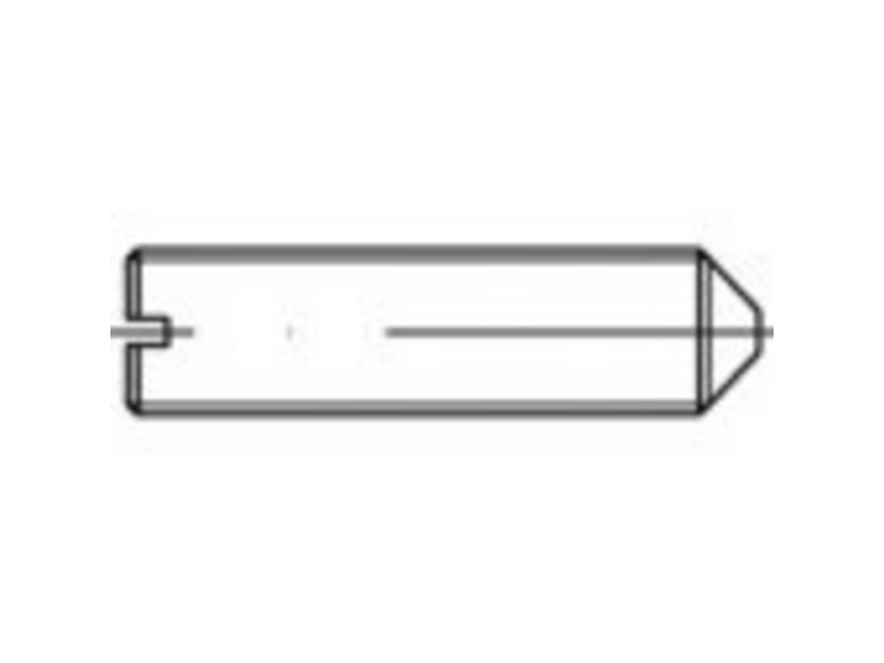 TOOLCRAFT gänginsats M6, 6 mm mässing, 100 st | Verktyg & Verkstad - Spik & stift - Huvudlösa skruvar | GameStuff