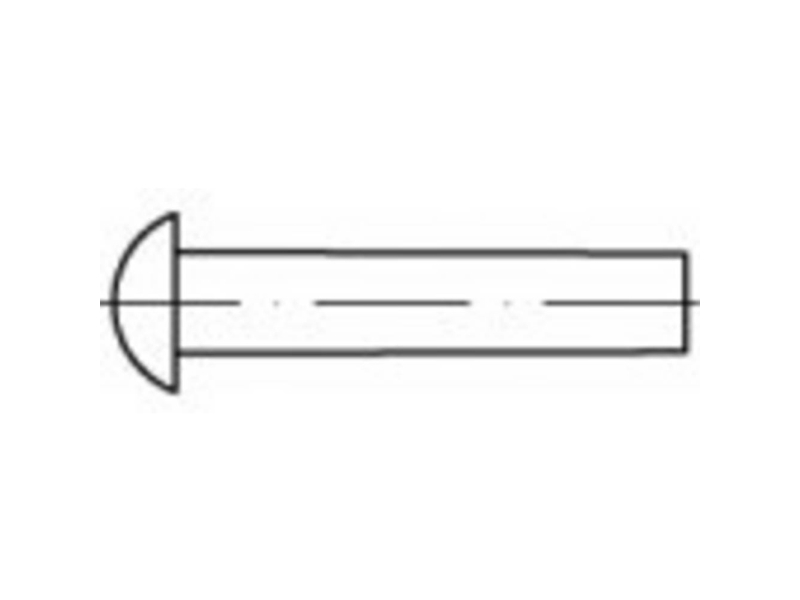 TOOLCRAFT TO-5448657 blindnit 2,5 mm, 1000 st | Verktyg & Verkstad - Infästning - Övriga Infästning | GameStuff
