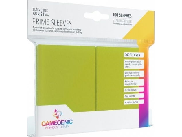 Gamegenic Prime Sleeves Lime