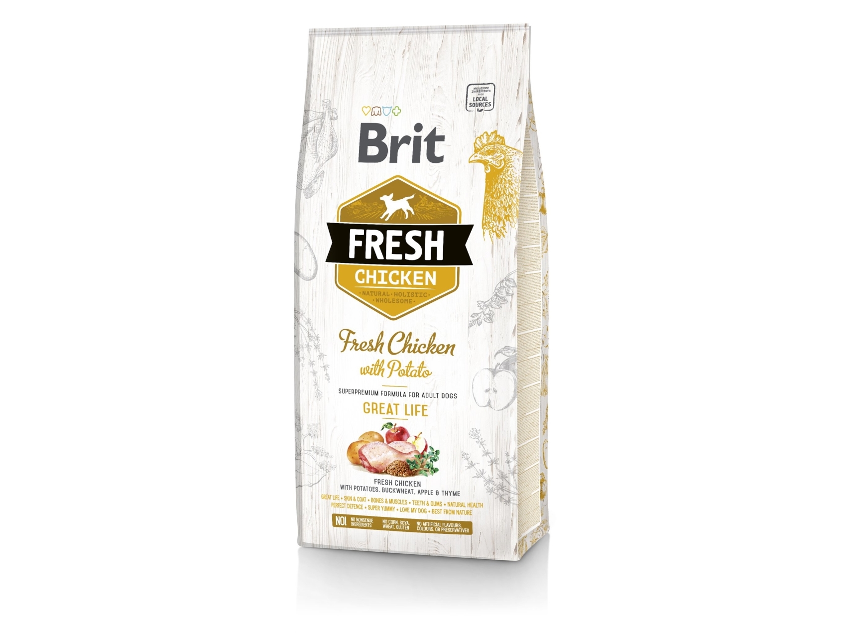 Brit Fresh Chicken with Potato Adult (2,5 kg)