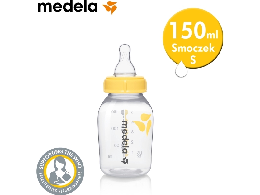 Medela Flaske Med Suttehoved S 150 Ml