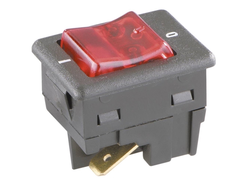 interBär 8005-002.01 keinukytkin 8005-002.01 250 V/AC 16 A 2 x Off/On Klikkaava 1 kpl