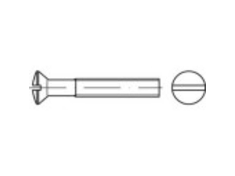 TOOLCRAFT försänkta linseskruvar M5 30 mm spår DIN 964 mässing förzinkter verchromt 200 st | Verktyg & Verkstad - Skruvar & Muttrar - Skruv Metrisk | GameStuff