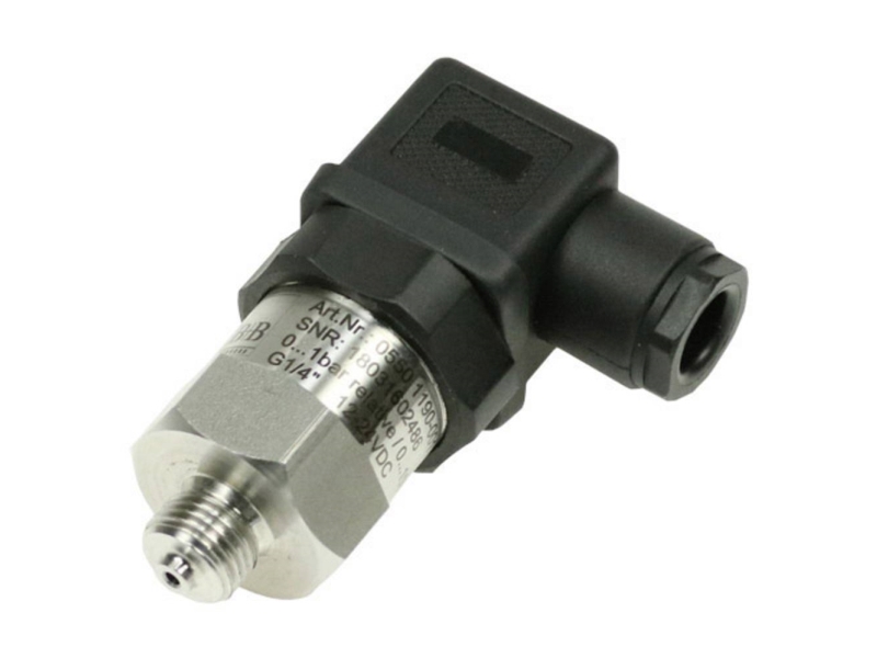 B + B Thermo-Technik Tryksensor 1 stk 0550 1191-007 0 bar til 10 bar Kabel, 3-trådet (Ø x L) 27 mm x 53 mm Piece