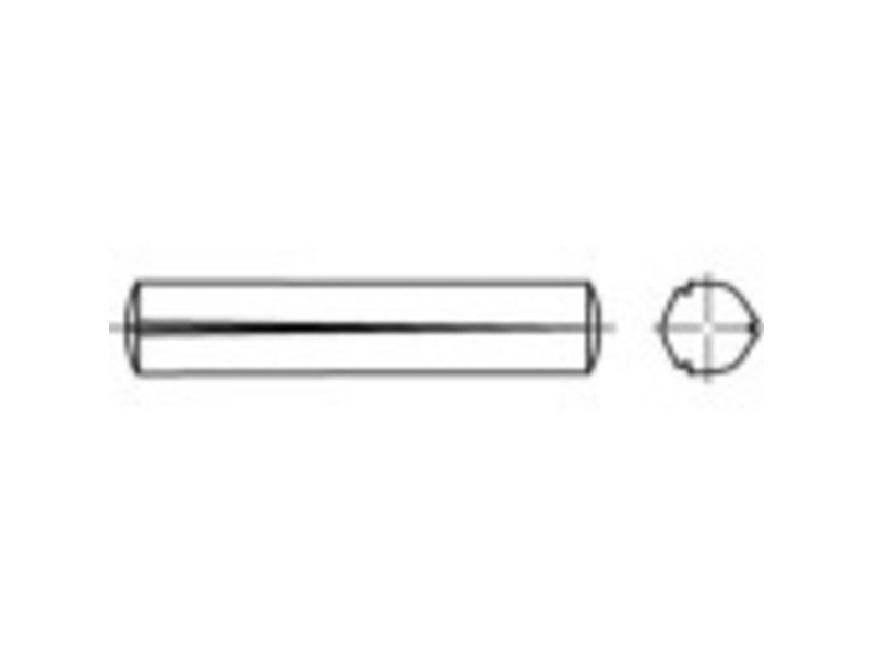 Toolcraft 1066690 Kegelkärvsøm (Ø X L) 2 Mm X 20 Mm Edelstahl A1 100 Stk