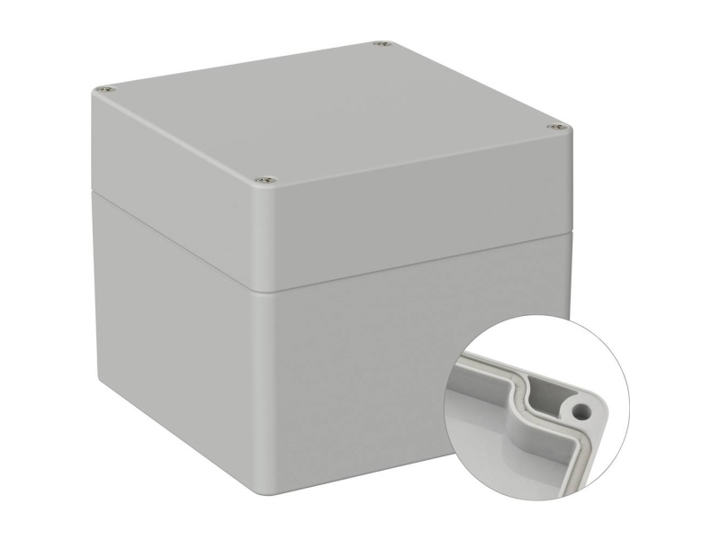Tru Components Tc-9065656 Industrikabinet 122 X 120 X 105 Abs Gråhvid (Ral 7035) 1 Stk