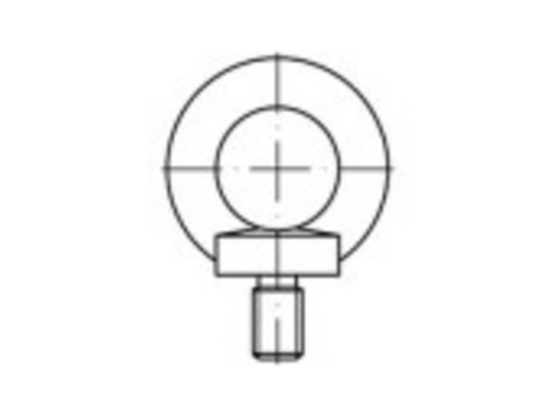 Toolcraft 109352 Ringskruer M48 Din 580 Stål 1 Stk