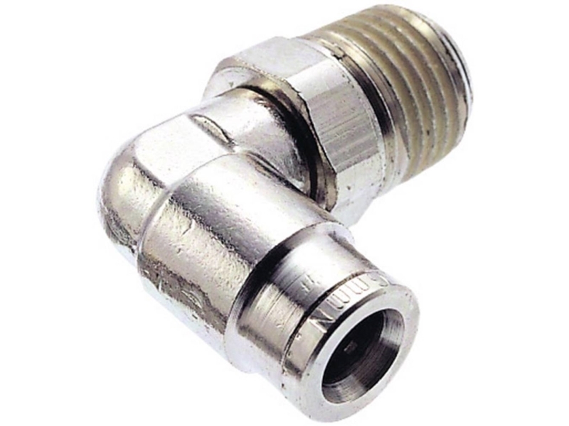 IMI NORGREN Drejbar vinkelforbinder 101470818 Udvendigt gevind: R1/8 Rør Ø: 8 mm Gevind-mål: R1/8 1 stk