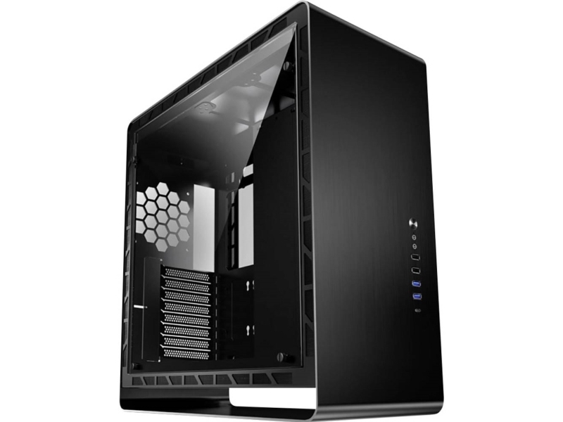 Jonsbo Umx6 Midi-Tower, Gehärtetes Glas - Schwarz