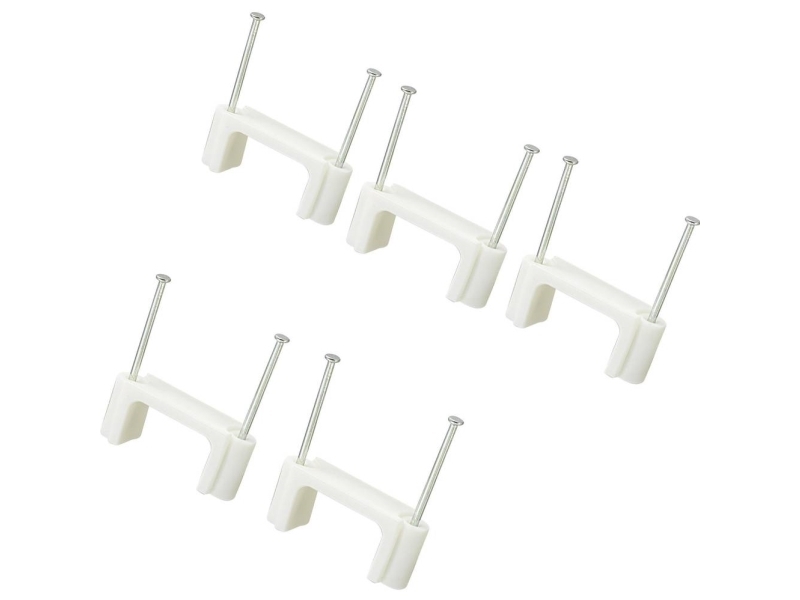 TRU COMPONENTS TC-DNF24203 Sømclips 1593095 Bundt-Ø-område 24 mm (max) To-flappet Hvid 100 stk | EL Artiklar - Vägar & tillägg - Övriga | GameStuff