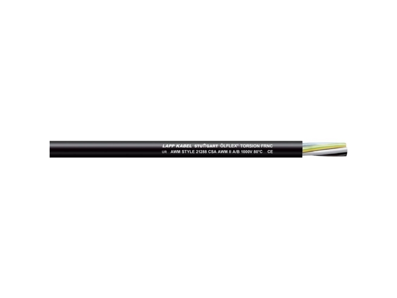 LAPP ÖLFLEX® TORSION FRNC styrledning 12G 1 mm² svart 1150373-100 100 m