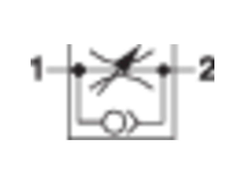 Norgren T1000c2800 One-Way Restrictor Connection G1/4 Tube Diameter -