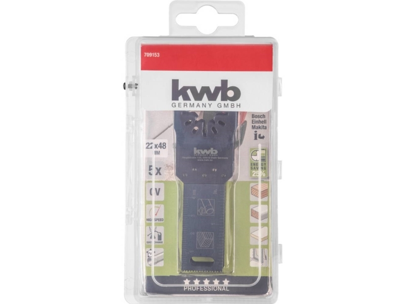 kwb 709153 Dyksavsklinge-sæt 5 dele 22 mm 1 Set