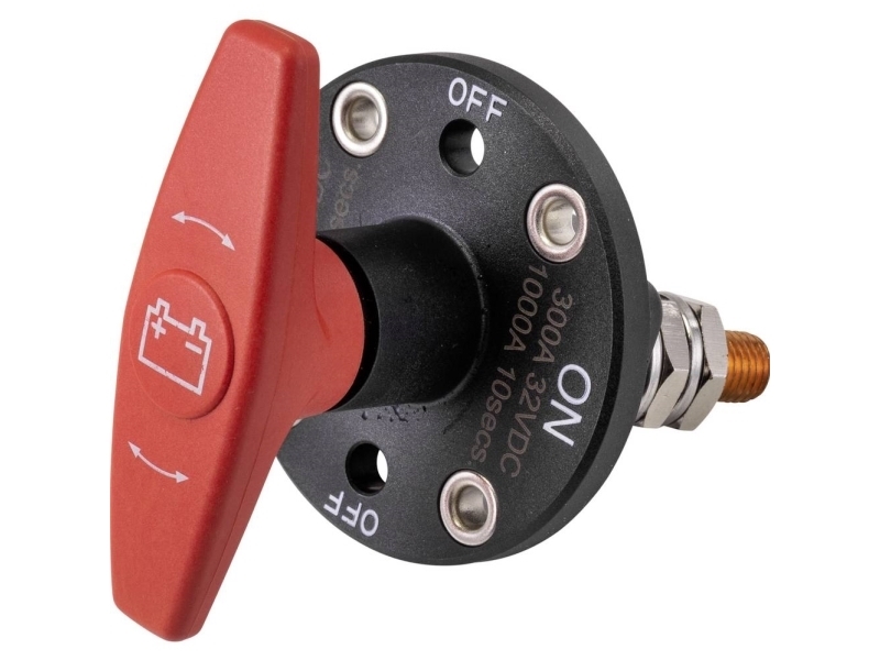 TRU COMPONENTS TC-9075596 Bilbatterikontakt 32 V/DC 300 A 1 x Off/On Klikkende IP67 1 stk | Bilvård & Biltillbehör - Bilens Interiörutrustning - Övriga | GameStuff