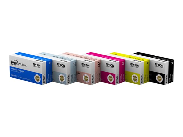 Epson Discproducer-Tintenpatrone, Yellow (Moq=10), High (L) Yield, Gelb, Tinte Auf Pigmentbasis, 31,5 Ml, 1 Stück(E), Einzelpackung